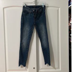 Lucky brand raw hem jeans